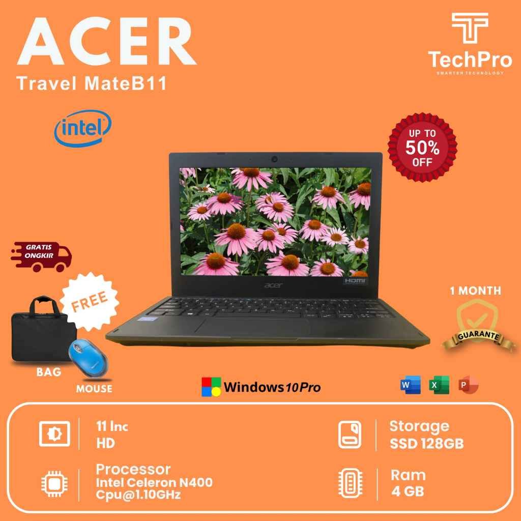 LAPTOP ACER INTELL CELERON RAM 4 GB SSD 128 GB